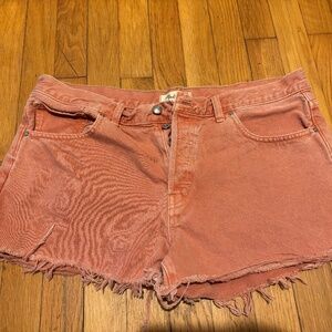 Madewell 31 pink bryn shorts